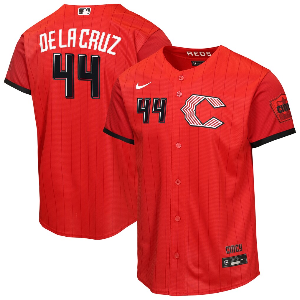 Youth Cincinnati Reds Elly De La Cruz Nike Red 2026 City Connect Stadium Jersey - U-jersey