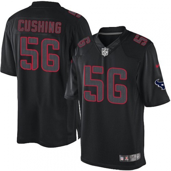 Men's Nike Houston Texans #56 Brian Cushing Limited Black Impact NFL Jersey - Ujersey