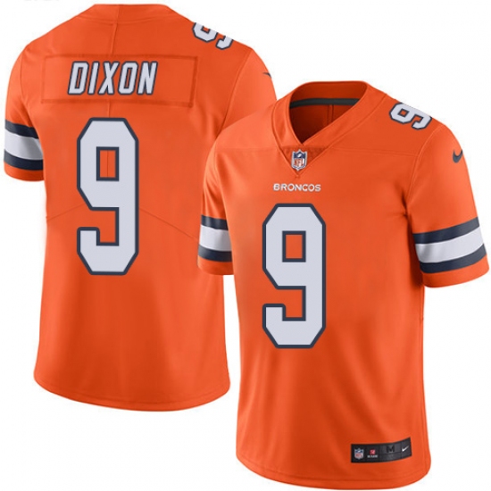 Youth Nike Denver Broncos #9 Riley Dixon Elite Orange Rush Vapor Untouchable NFL Jersey - Ujersey