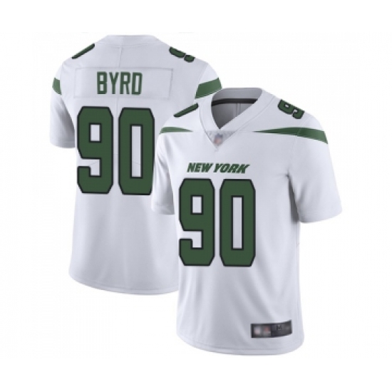 Youth New York Jets #90 Dennis Byrd White Vapor Untouchable Limited Player Football Jersey - Ujersey