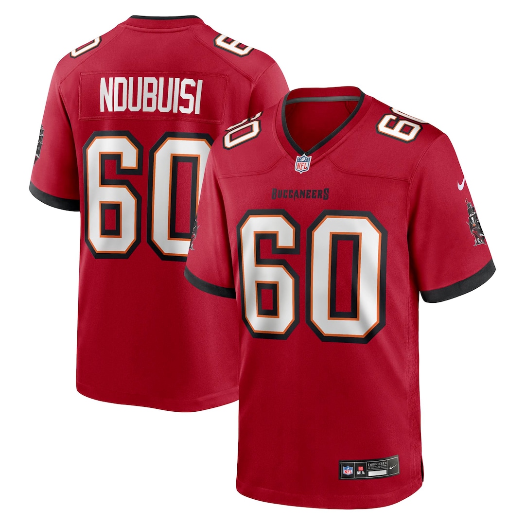 Men's Tampa Bay Buccaneers Haggai Ndubuisi Nike Red Team Game Jersey - Ujersey