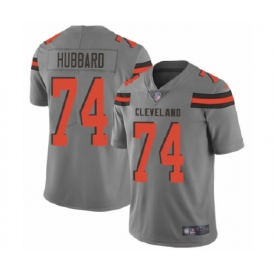Youth Cleveland Browns #74 Chris Hubbard Limited Gray Inverted Legend Football Jersey - Ujersey