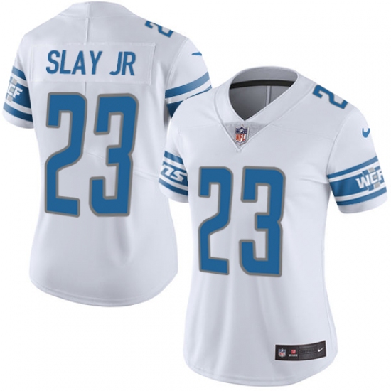 Women's Nike Detroit Lions #23 Darius Slay Elite White NFL Jersey - Ujersey