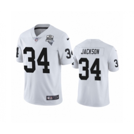 Youth Oakland Raiders #34 Bo Jackson White 2020 Inaugural Season Vapor Limited Jersey