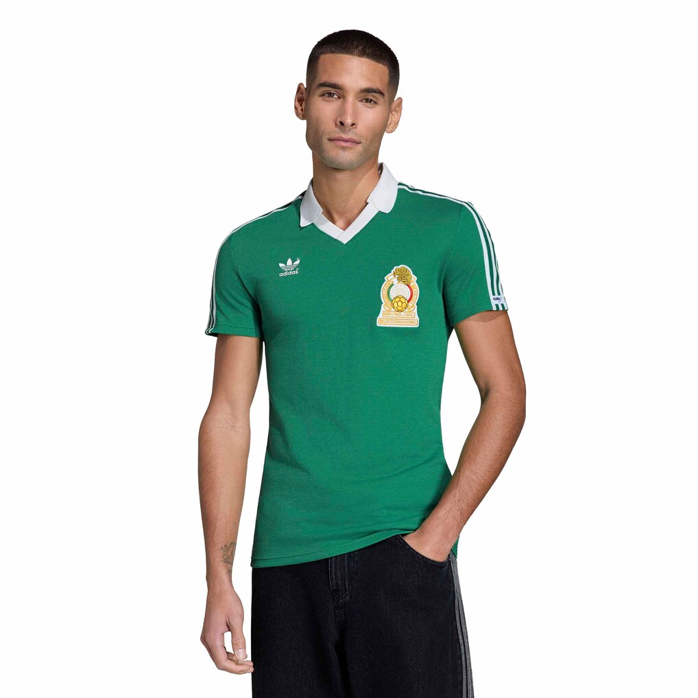 Men's Mexico National Team adidas Green 1986 Bringback Home Jersey - Ujersey
