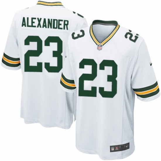 Men's Nike Green Bay Packers #23 Jaire Alexander Game White NFL Jersey - Ujersey