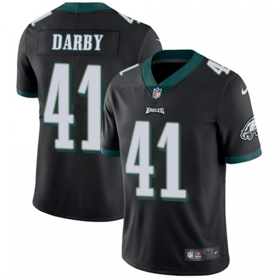 Youth Nike Philadelphia Eagles #41 Ronald Darby Black Alternate Vapor Untouchable Limited Player NFL Jersey - Ujersey