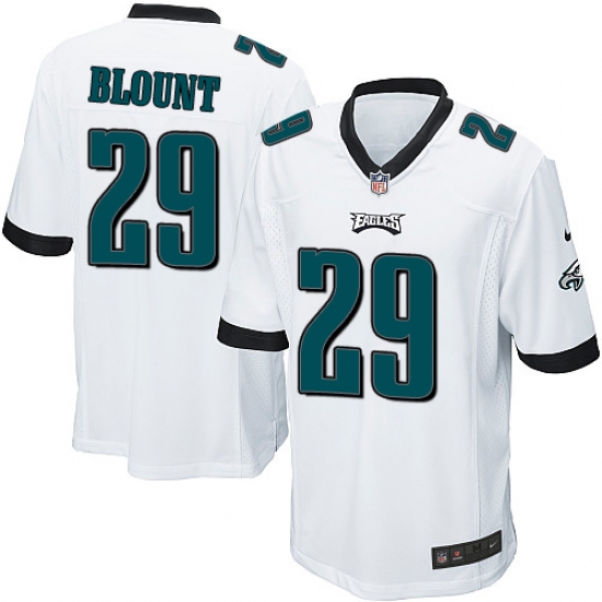 Men's Nike Philadelphia Eagles #29 LeGarrette Blount Game White NFL Jersey - Ujersey