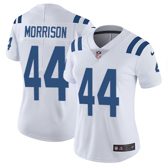 Women's Nike Indianapolis Colts #44 Antonio Morrison White Vapor Untouchable Elite Player NFL Jersey - Ujersey