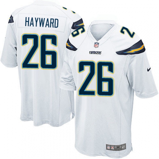 Men's Nike Los Angeles Chargers #26 Casey Hayward Game White NFL Jersey - Ujersey