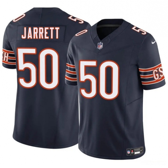 Men's Chicago Bears #50 Grady Jarrett Navy 2025 F.U.S.E. Vapor Football Stitched Jersey - Ujersey