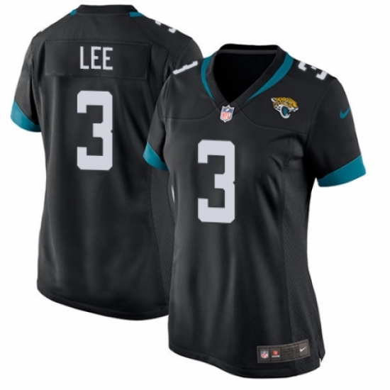 Women's Nike Jacksonville Jaguars #3 Tanner Lee Game Teal Green Team Color NFL Jersey - Ujersey