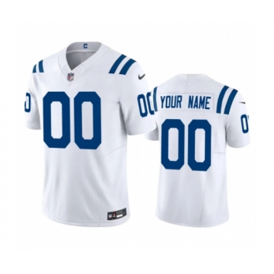 Men's Indianapolis Colts Active Player Custom White 2023 F.U.S.E Vapor Untouchable Stitched Football Jersey - Ujersey