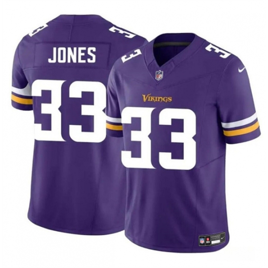 Men's Minnesota Vikings #33 Aaron Jones Purple F.U.S.E. Vapor Untouchable Limited Football Stitched Jersey - Ujersey