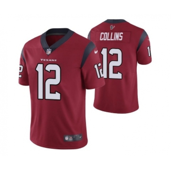 Men's Houston Texans #12 Nico Collins Red Vapor Untouchable Limited Stitched Jersey