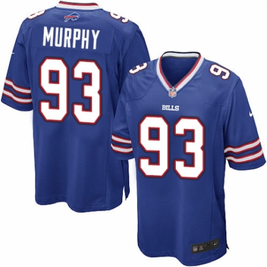 Men's Nike Buffalo Bills #93 Trent Murphy Game Royal Blue Team Color NFL Jersey