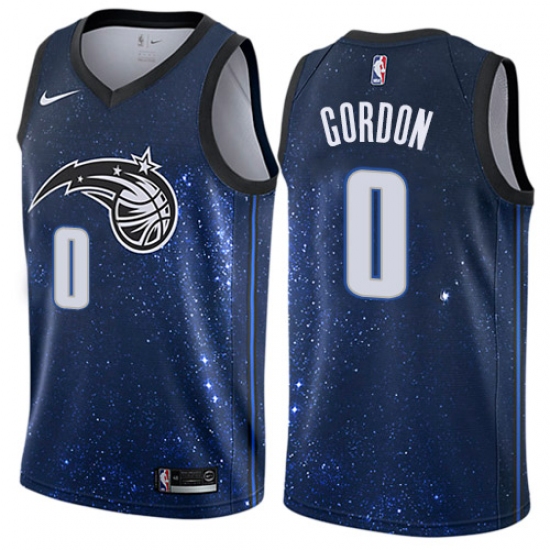 Youth Nike Orlando Magic #0 Aaron Gordon Swingman Blue NBA Jersey - City Edition - Ujersey