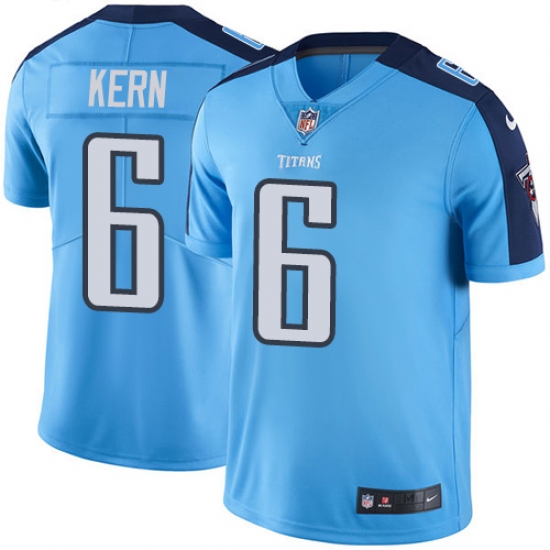 Youth Nike Tennessee Titans #6 Brett Kern Light Blue Team Color Vapor Untouchable Limited Player NFL Jersey - Ujersey