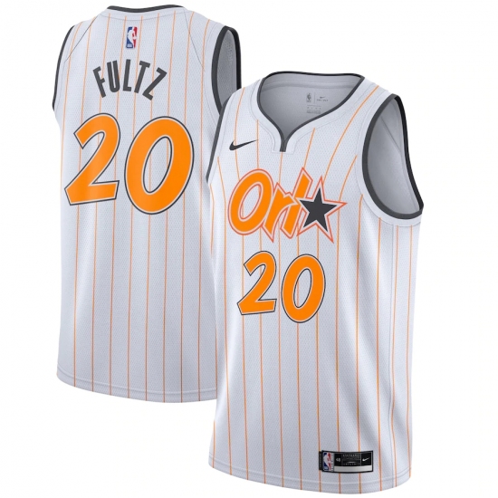 Youth Orlando Magic #20 Markelle Fultz Nike White 2020-21 Swingman Jersey