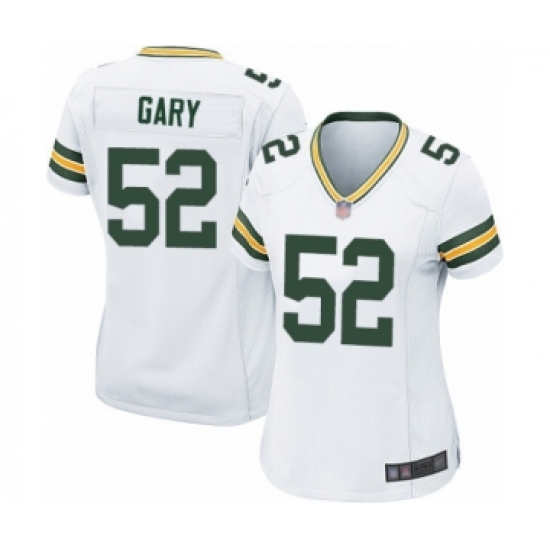 Women's Green Bay Packers #52 Rashan Gary Game White Football Jersey - Ujersey