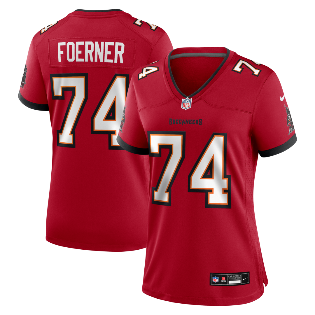 Women's Tampa Bay Buccaneers Marshall Foerner Nike Red Team Game Jersey - Ujersey