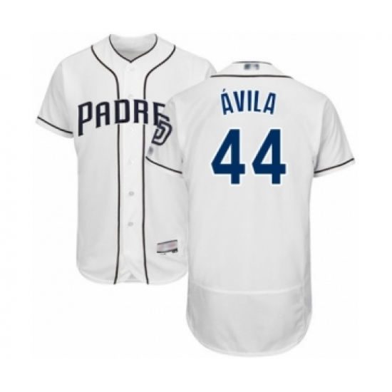 Men's San Diego Padres #44 Pedro Avila White Home Flex Base Authentic Collection Baseball Player Jersey - Ujersey