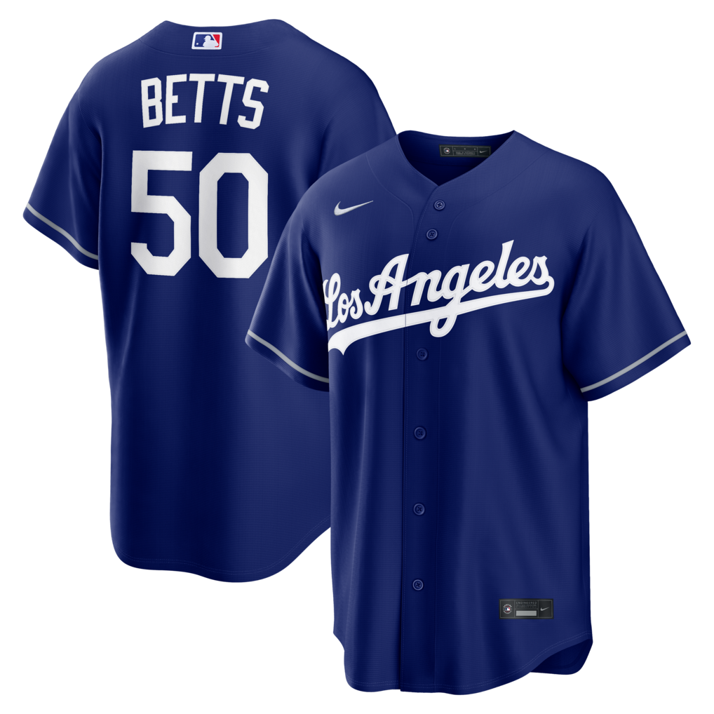 Men's Los Angeles Dodgers Mookie Betts Nike Royal Alternate Replica Jersey - Ujersey Shop