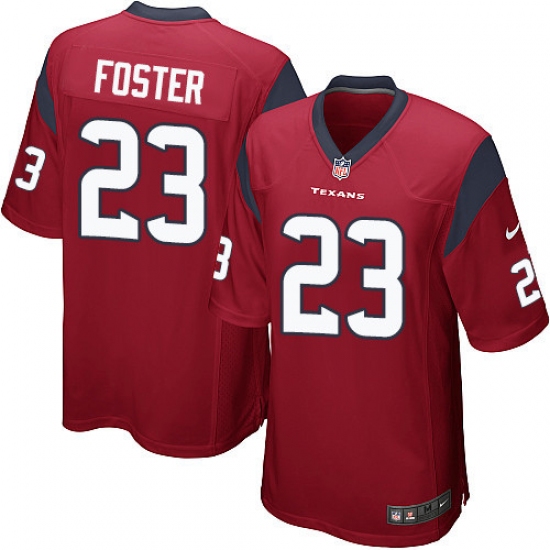 Men's Nike Houston Texans #23 Arian Foster Game Red Alternate NFL Jersey - Ujersey