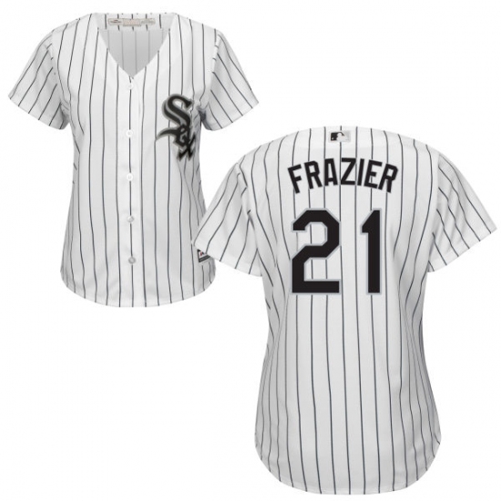 Women's Majestic Chicago White Sox #10 Yoan Moncada Replica Green Salute to Service MLB Jersey - Ujersey