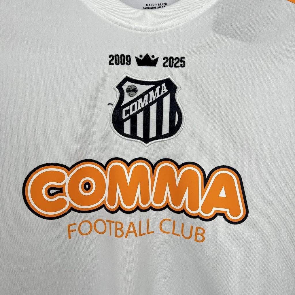 Santos FC Retro Soccer Jersey Special Edition Custom Shirt 2008/09 - ujerseystore
