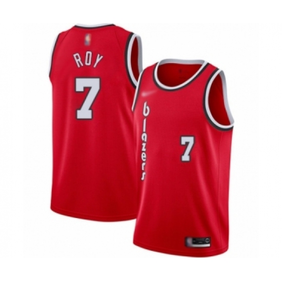 Women's Portland Trail Blazers #7 Brandon Roy Swingman Red Hardwood Classics Basketball Jersey - Ujersey