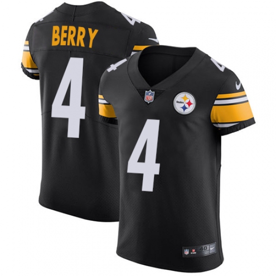 Men's Nike Pittsburgh Steelers #4 Jordan Berry Black Team Color Vapor Untouchable Elite Player NFL Jersey - Ujersey