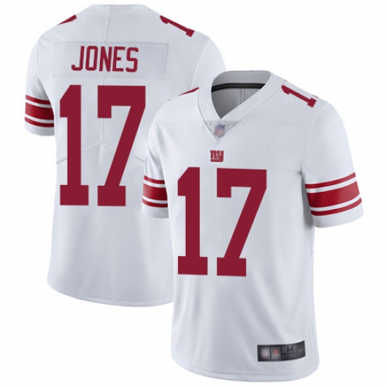 Nike New York Giants #17 Daniel Jones White Men's Stitched NFL Vapor Untouchable Limited Jersey - Ujersey