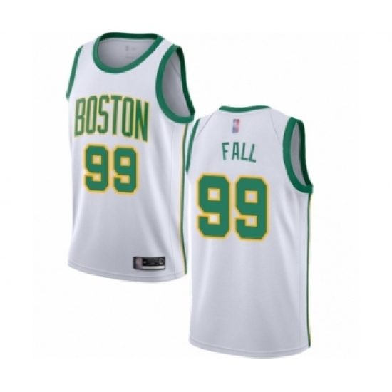 Youth Boston Celtics #99 Tacko Fall Swingman White Basketball Jersey - City Edition - Ujersey