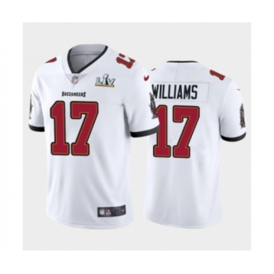 Men's Tampa Bay Buccaneers #17 Doug Williams White Super Bowl LV Jersey - Ujersey