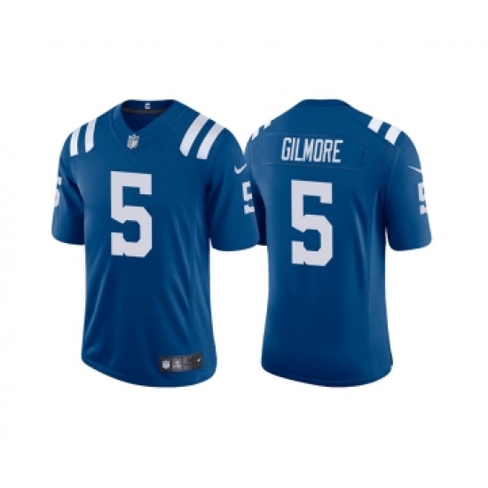 Mens Indianapolis Colts #5 Stephon Gilmore Royal Stitched Game Jersey - Ujersey