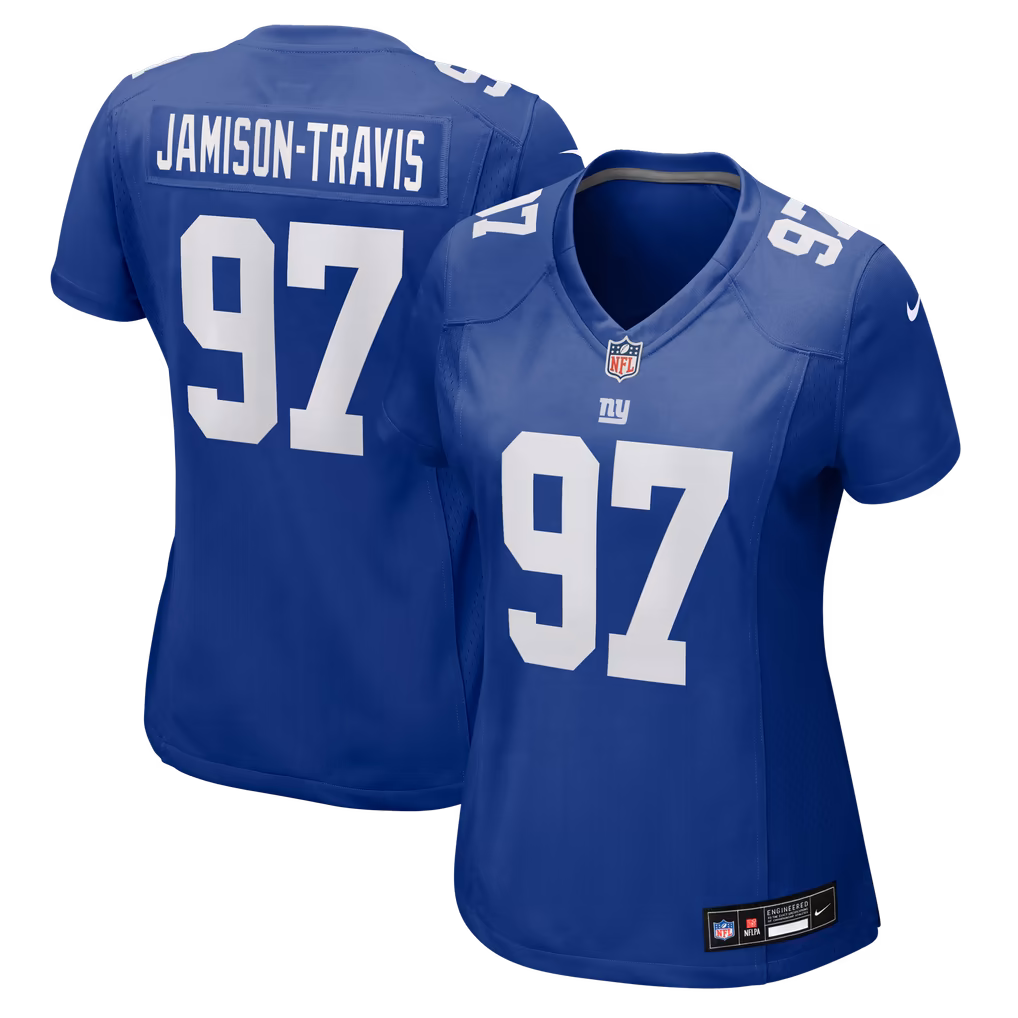 Women's New York Giants Bobby Jamison-Travis Nike Royal Team Game Jersey - Ujersey Shop