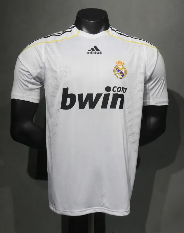 Real Madrid Retro Jersey Home Soccer Shirt 2009/10 - Ujersey NHL