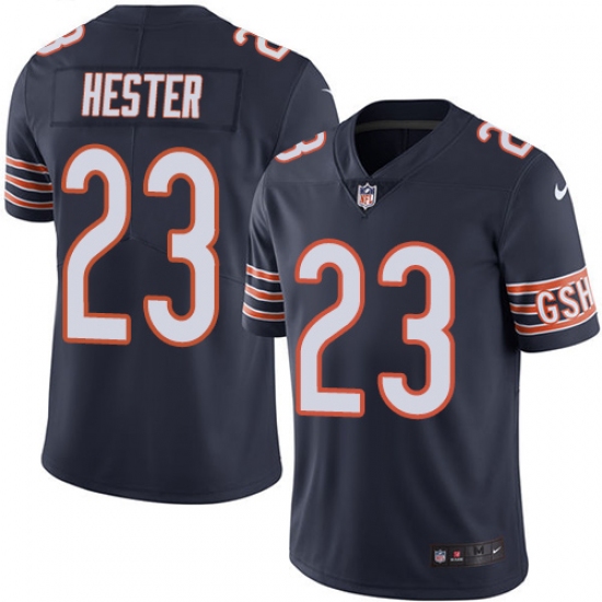 Youth Nike Chicago Bears #23 Devin Hester Navy Blue Team Color Vapor Untouchable Limited Player NFL Jersey - Ujersey
