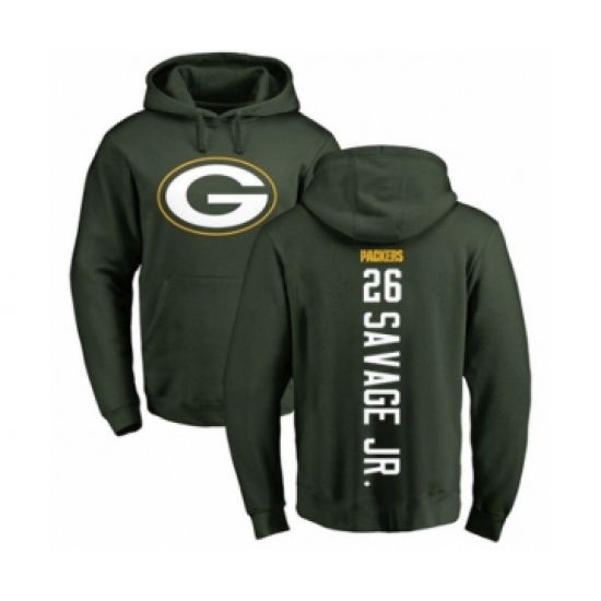 Football Green Bay Packers #26 Darnell Savage Jr. Green Backer Hoodie - Ujersey