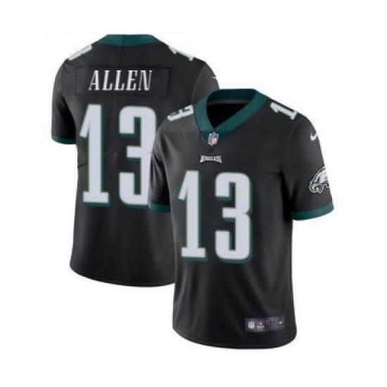 Men's Philadelphia Eagles #13 Devon Allen Black Vapor Untouchable Limited Stitched Jersey - Ujersey