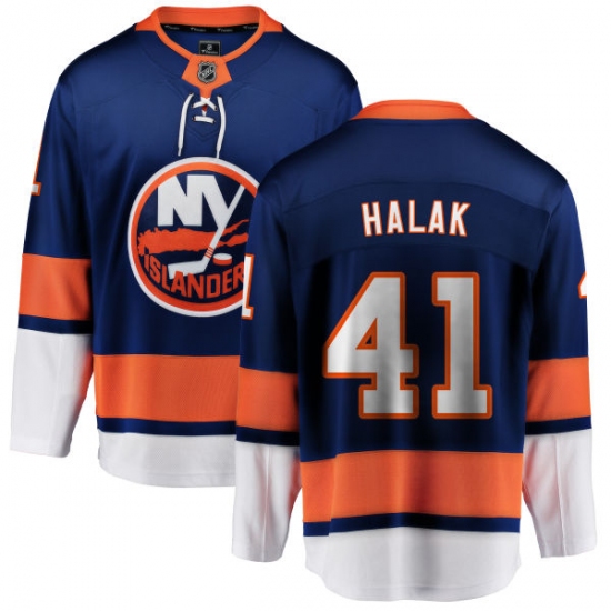 Youth New York Islanders #41 Jaroslav Halak Fanatics Branded Royal Blue Home Breakaway NHL Jersey - Ujersey