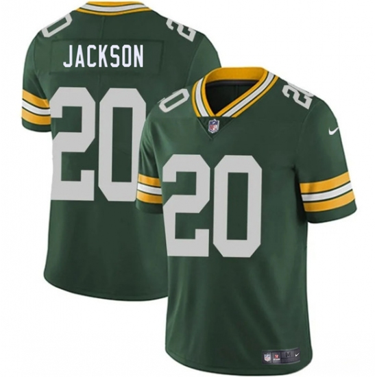 Men's Green Bay Packers #20 Domani Jackson Green 2026 Vapor Untouchable Limited Football Stitched Jersey - Ujersey