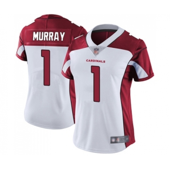 Women's Arizona Cardinals #1 Kyler Murray White Vapor Untouchable Limited Player Football Jersey - Ujersey