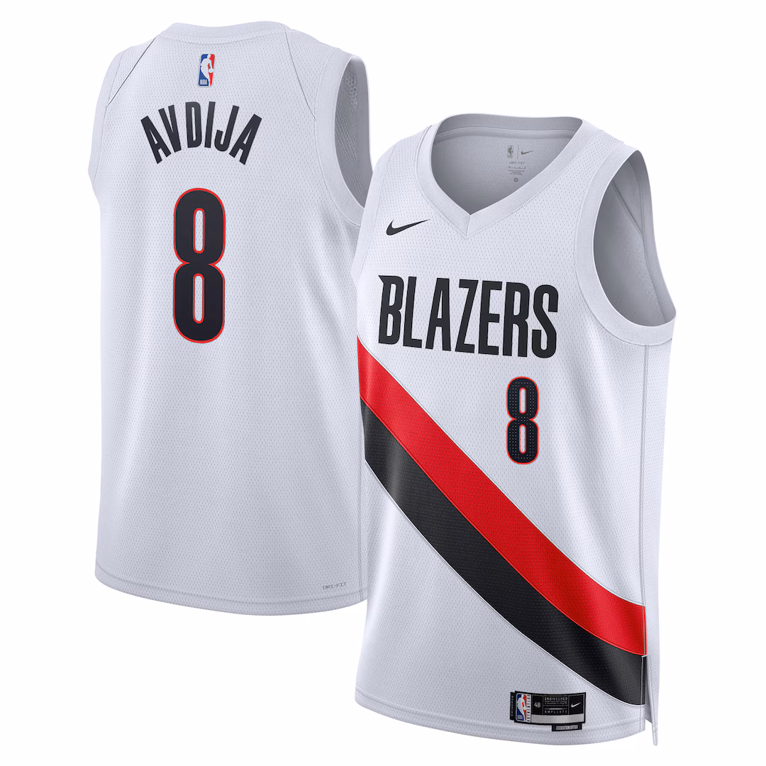 Unisex Portland Trail Blazers Deni Avdija Nike White Swingman Jersey - Association Edition - U-jersey