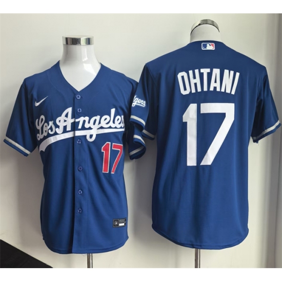 Men's Los Angeles Dodgers #17 Shohei Ohtani Royal 2026 Gold Collection Stadium Stitched Baseball Jersey - Ujersey