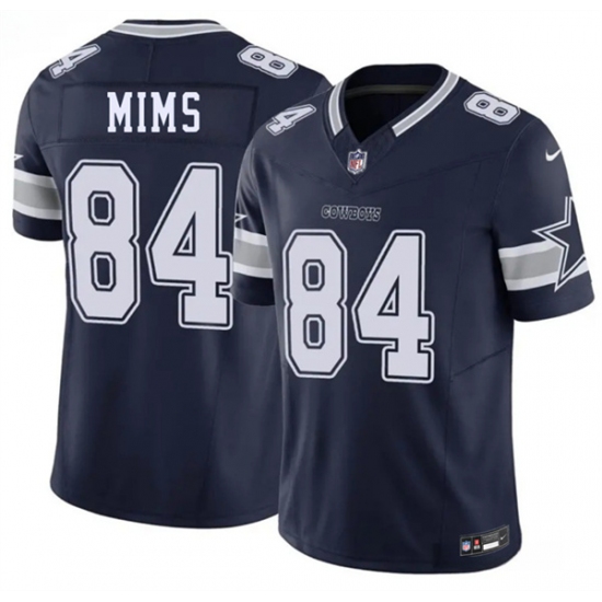 Men's Dallas Cowboys #84 Denzel Mims Navy 2026 F.U.S.E. Vapor Untouchable Limited Stitched Football Jersey - Ujersey