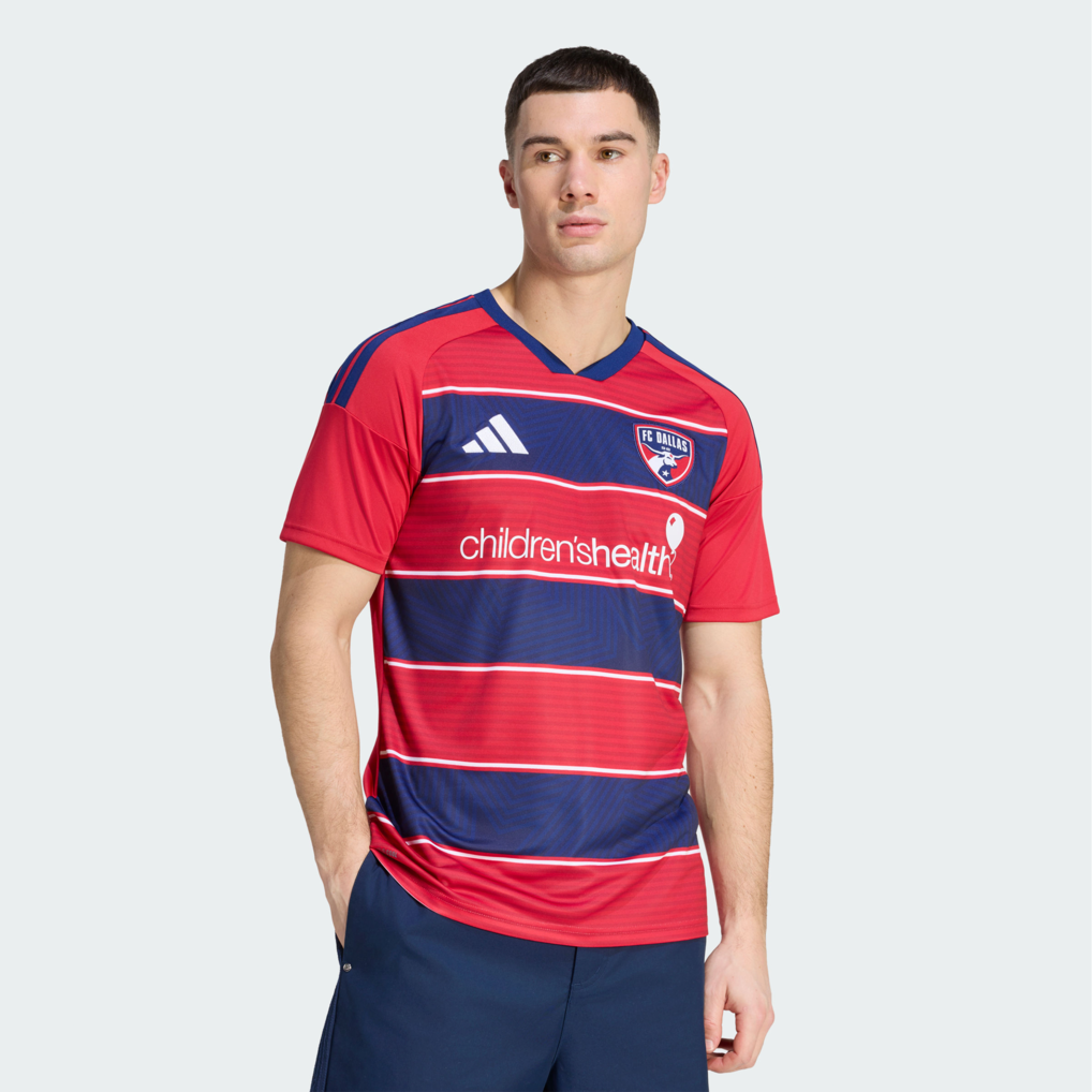 Men's FC Dallas adidas Red 2026 DNA Kit Replica Jersey - Ujersey