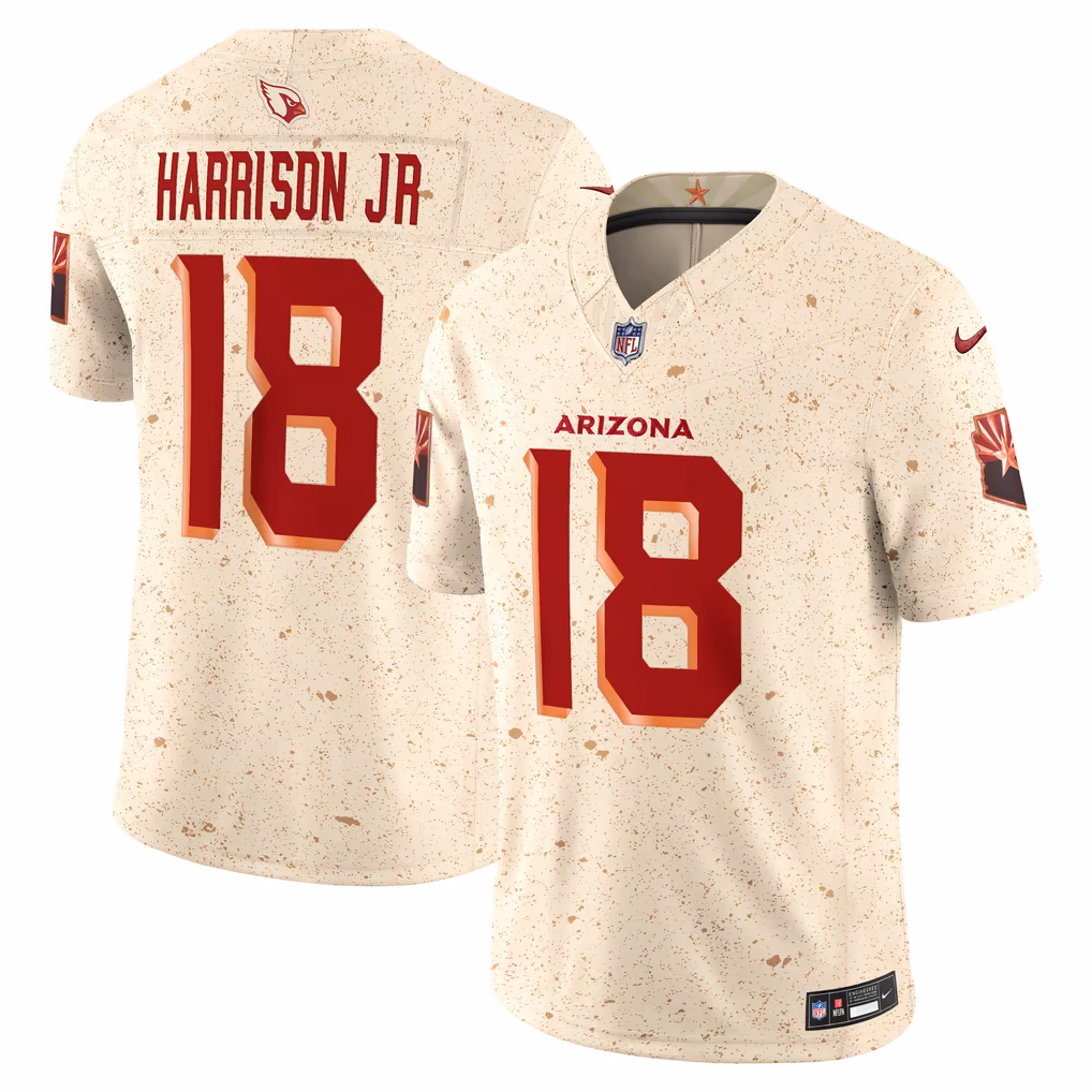 Men's Arizona Cardinals Marvin Harrison Jr. Nike Natural Rivalries Collection Stitched Limited Jersey - SUjersey01