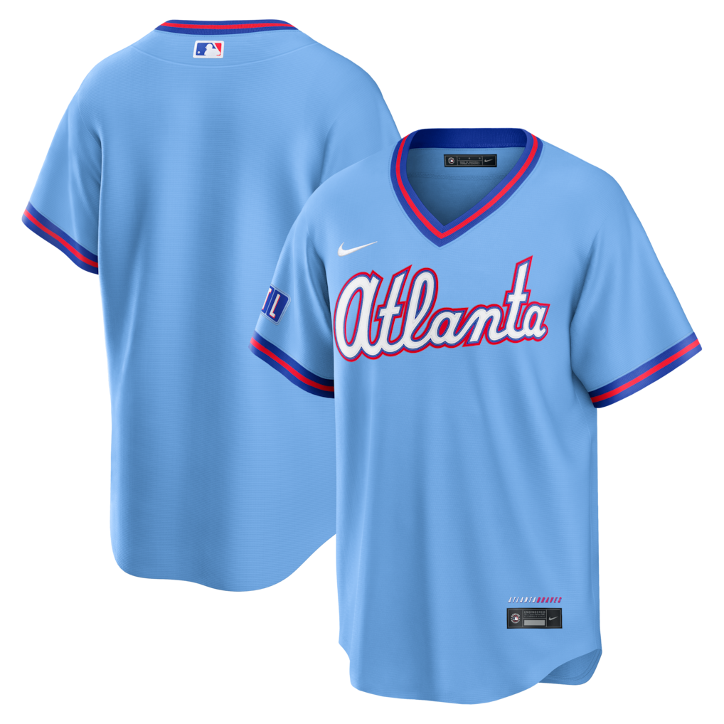 Men's Atlanta Braves Nike Powder Blue 2026 City Connect Stadium Jersey - Vujersey Los Angeles Rams